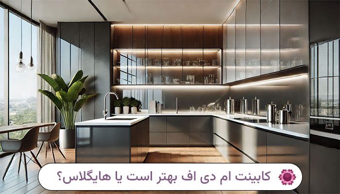 کابینت ام دی اف یا هایگلاس