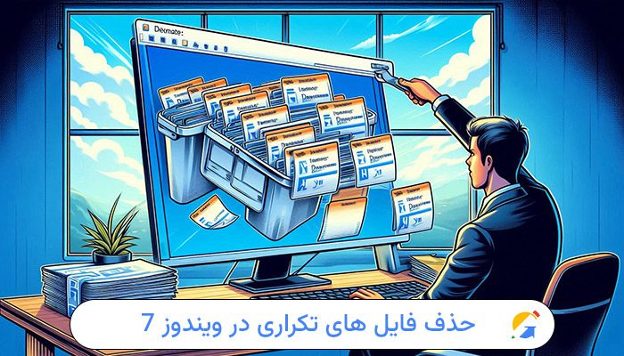 حذف فایل های تکراری در ویندوز 7