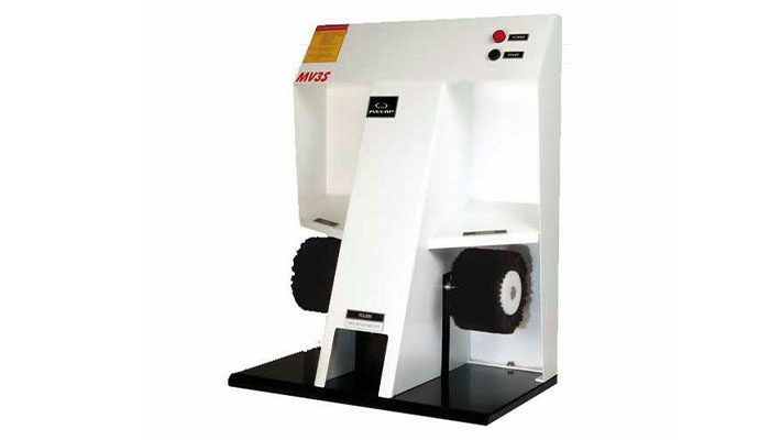دستگاه واکس کفش مکاپ مدل MV3 با دو برس و شیر اتوماتیک