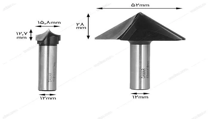 انواع تیغ cnc چوب 4 تیغ اورفرز و CNC مشترک