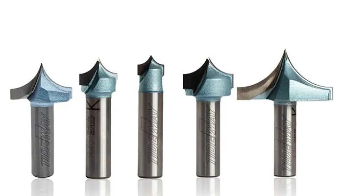 انواع تیغ cnc چوب 2 تیغ V شکل (V-Bit)