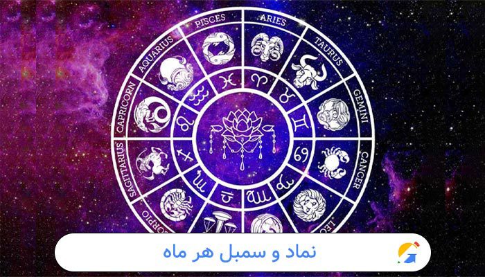 نماد و سمبل هر ماه در آسترولوژی و طالع بینی 1 نماد و سمبل هر ماه