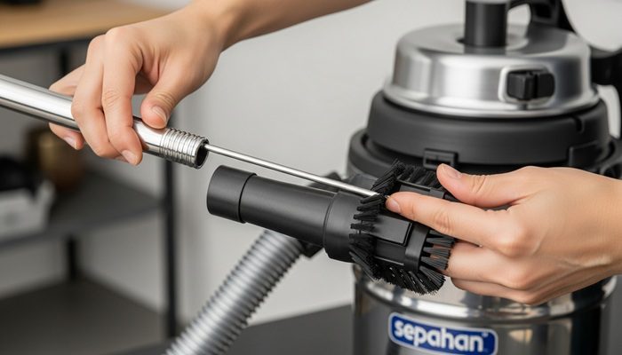 نحوه بستن برس جاروبرقی سپاهان