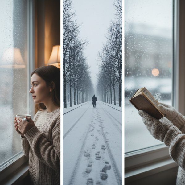 بهترین متن های برفی برای کپشن شما ! {جدیدترین-متنوع ترین} 7 متن برفی نوستالژیک و دلتنگ