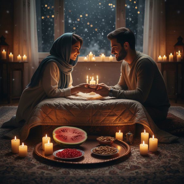 جذابترین و بهترین متن برای شب یلدا برای {استوری-کپشن} آپدیت 1404 2 متن یلدایی عاشقانه و احساسی