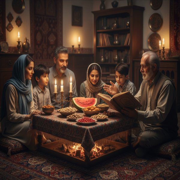 جذابترین و بهترین متن برای شب یلدا برای {استوری-کپشن} آپدیت 1404 6 متن یلدایی نوستالژیک و خانوادگی