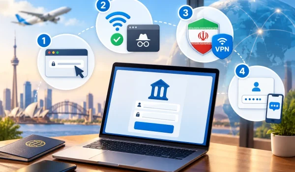 اینترنت بانک صادرات در خارج از کشور